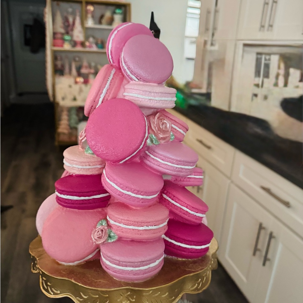 Pink Macaron Macaroon Tower Decor Custom